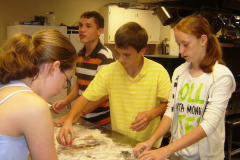 Youth Prepare for Animal Blessing