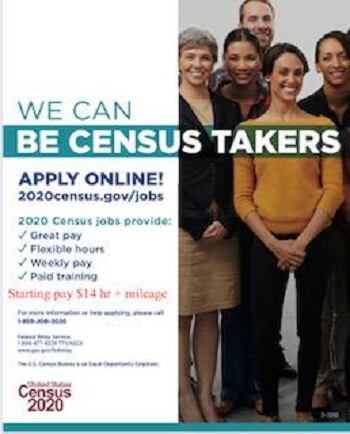 Read more about the article 2020 Census Taker Opportunity