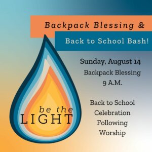 Back to School Blessing and Celebration